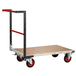 Chariot dossier fixe 1000x600 mm plateau médium roues CC 400 kg - FIMM - 804722230