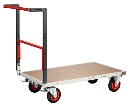 Chariot dossier repliable 1000x600 mm plateau médium roues CC 400 kg - FIMM - 804722231