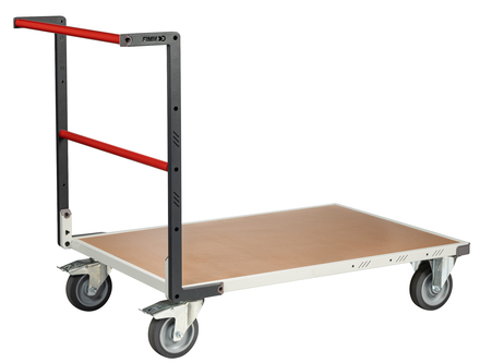 Chariot dossier fixe 1200x800 mm plateau médium roues TPE 400 kg - FIMM - 804723240