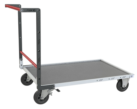 Chariot dossier fixe 1200x800 mm plateau tôle roues CC 400 kg - FIMM - 804723330