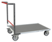 Chariot dossier fixe 1200x800 mm plateau tôle roues TPE 400 kg - FIMM - 804723340