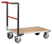Chariot monté dossier fixe 1000x600 mm plateau médium roues TPE 400 kg - FIMM - 806722240