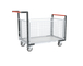 Chariot modulaire 850x500 mm grillagé 2 dossiers + 2 ridelles 250 kg - FIMM - 806724145