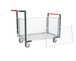Chariot modulaire 850x500 mm grillagé 2 dossiers + 2 ridelles 250 kg - FIMM - 806724145