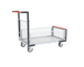 Chariot modulaire grillagé en 850x500 mm 1 dossier et 3 demi-ridelles 250 kg - FIMM - 806724146