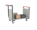 Chariot modulaire - 2 dossiers plateau bois 850x500 mm 250 kg - FIMM - 806724172