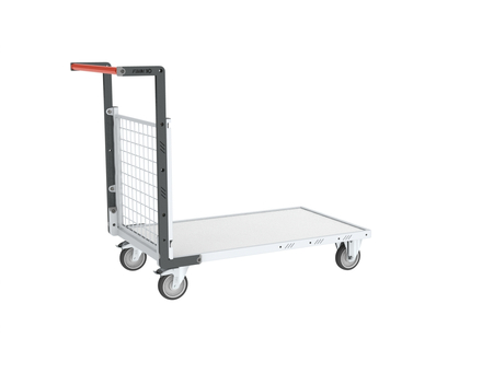 Chariot modulaire grillagé 1 dossier plateau bois 1000x600 mm 250 kg - FIMM - 806724241