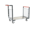 Chariot modulaire grillagé 2 dossiers plateau tôle galva 1000x600 mm 250 kg - FIMM - 806724252