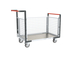 Chariot modulaire grillagé 2 dossiers + 1 ridelle plateau 1000x600 mm 250 kg - FIMM - 806724254