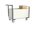 Chariot avec plaque alvéolaire 2 dossiers + 2 ridelles plateau 1000x600 mm 250 kg - FIMM - 806724275