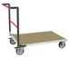 Chariot modulaire tube 1 dossier plateau bois 1000x600 mm roues rectangle 500 kg - FIMM - 806724511