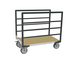 Chariot modulaire tube 2 ridelles + plateau bois 1000x600 mm 500 kg - FIMM - 806724513