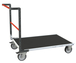 Chariot modulaire tube 1 dossier plateau bois avec tapis caoutchouc 1000x600 mm 500 kg - FIMM - 806724531
