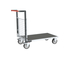 Chariot modulaire grillagé 1 dossier + plateau bois avec tapis caoutchouc 1000x600 mm 500 kg - FIMM - 806724561