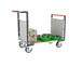 Chariot modulaire - 2 dossiers, plateau bois médium 1000x600 mm 500 kg - FIMM - 806724572