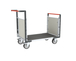 Chariot modulaire - 2 dossiers + plateau bois avec tapis caoutchouc 1000x600 mm 500 kg - FIMM - 806724592