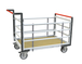 Chariot tube avec 2 dossiers + 2 ridelles et plateau 1200x800 mm 500 kg - FIMM - 806724615