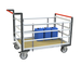 Chariot tube avec 2 dossiers + 2 ridelles et plateau 1200x800 mm 500 kg - FIMM - 806724615