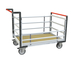 Chariot tube avec 2 dossiers + 2 ridelles et plateau 1200x800 mm 500 kg - FIMM - 806724615