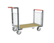 Chariot modulaire grillagé 2 dossiers + plateau bois 1200x800 mm 500 kg - FIMM - 806724642