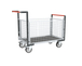 Chariot grillagé 2 dossiers + 2 ridelles et plateau 1200x800 mm 500 kg - FIMM - 806724665