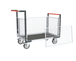 Chariot grillagé 2 dossiers + 2 ridelles et plateau 1200x800 mm 500 kg - FIMM - 806724665