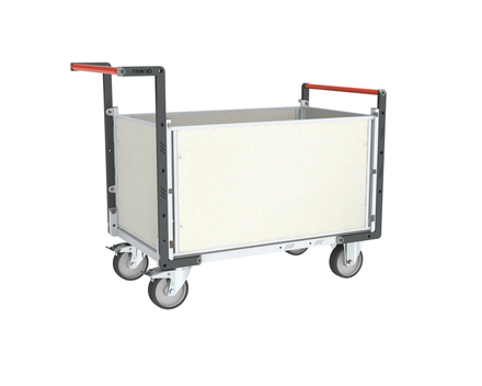 Chariot 2 dossiers + 2 ridelles et plateau 1200x800 mm 500 kg - FIMM - 806724675