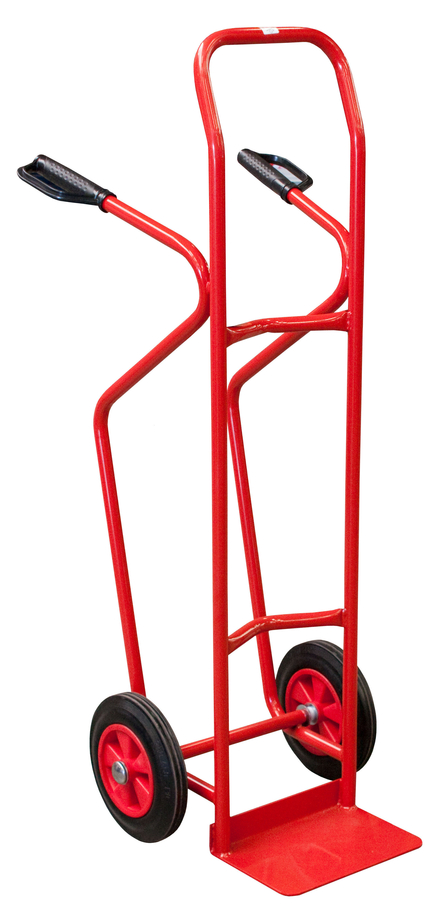 Diable 250 kg charges hautes bavette fixe roues caoutchouc FIMM - 810000128