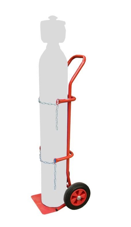 Diable 200 kg 1 bouteille roues Ø 250 mm caoutchouc FIMM - 810000148