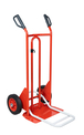 Diable 250 kg bavette mixte roues Ø 250 mm caoutchouc FIMM - 810202020