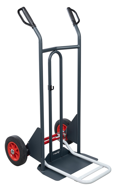 Diable à poignées à garde bavette repliable roues pleines - DBA 350 kg - 810302120