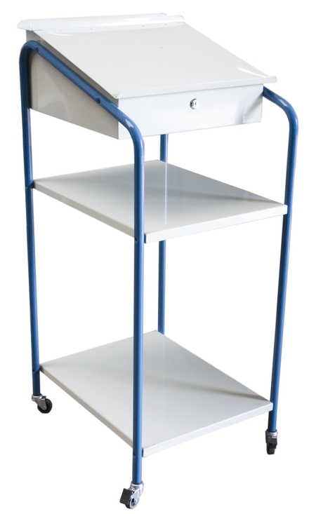 Pupitre atelier 2 étagères sur roulettes FIMM - 820005969