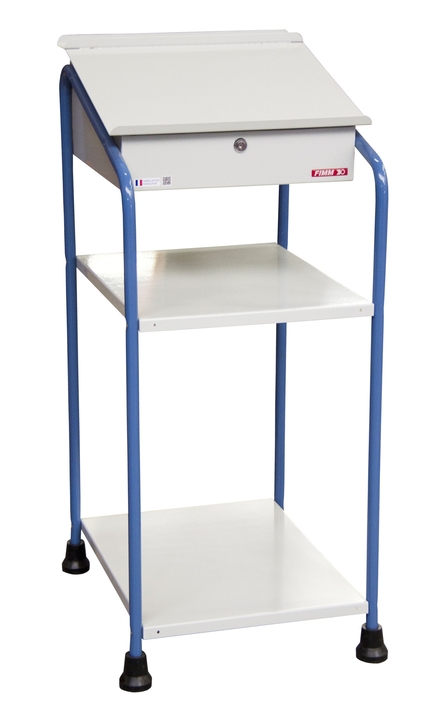Pupitre atelier 2 étagères 4 patins caoutchouc FIMM - 820008487