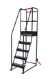 ESCABEAU FIMM ROULANT ÉTROIT EN ACIER 150 KG- 5 MARCHES- 830008730