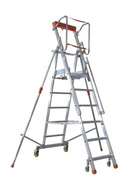 Plateforme alu repliable 150kg 10 marches - FIMM - 835007687