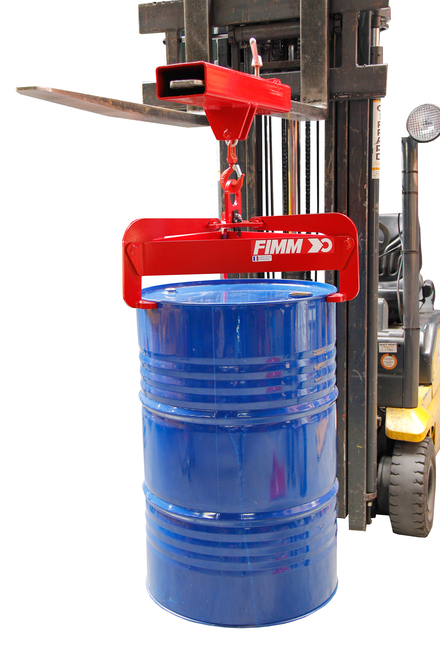 Pince automatique à fûts métal ou plastique à rebord 600 kg FIMM - 840006655