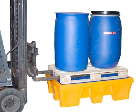Bac en PEHD 2 fûts 240 L 1310 x 910 x 380 mm FIMM - 845006629