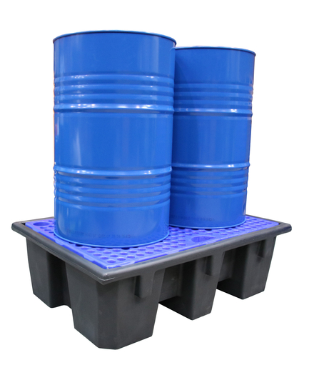 Bac en PEHD 2 fûts 240 L 1200 x 800 x 390 mm FIMM - 845006655