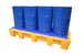Bac en PEHD 4 fûts 450 L 2480 x 900 x 380 mm FIMM - 845006656