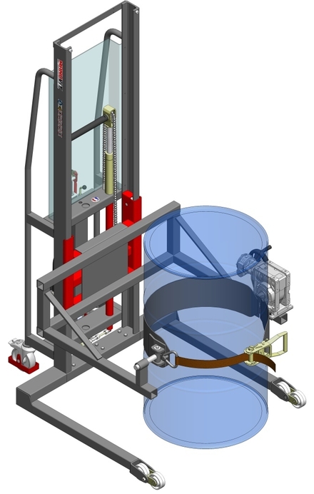 Gerbeur Levfix manuel 600 kg encadrant retourneur fût FIMM - 845008018