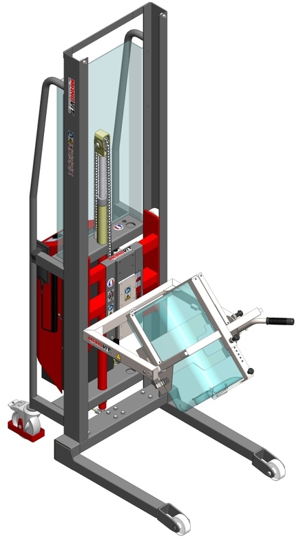 Gerbeur Levfix levée électrique 300 kg roto bidon 30L FIMM - 845008020