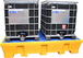 Bac PEHD 2 transicuves 1050 L caillebotis acier galvanisé FIMM - 845009501