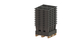 Bac PE recyclé 4 fûts 450 L caillebotis acier galvanisé FIMM - 845009505