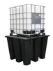 Bac PE recyclé 1 transicuve caillebotis acier galvanisé FIMM - 845009506