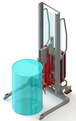 Gerbeur Levfix à levée électrique avec pince automatique 1 fût 300 kg - FIMM - 845010482
