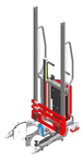 Gerbeur Lev à levée électrique avec accessoire Rotofûts - 120 kg - FIMM - 845010521