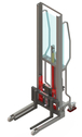 Gerbeur Levfix300 à levée manuelle avec fourches coulissantes, 200 kg - FIMM - 855000966