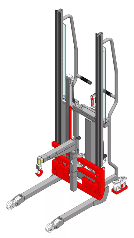 Gerbeur Lev à levée manuelle avec potence - 150 kg - FIMM - 855010516