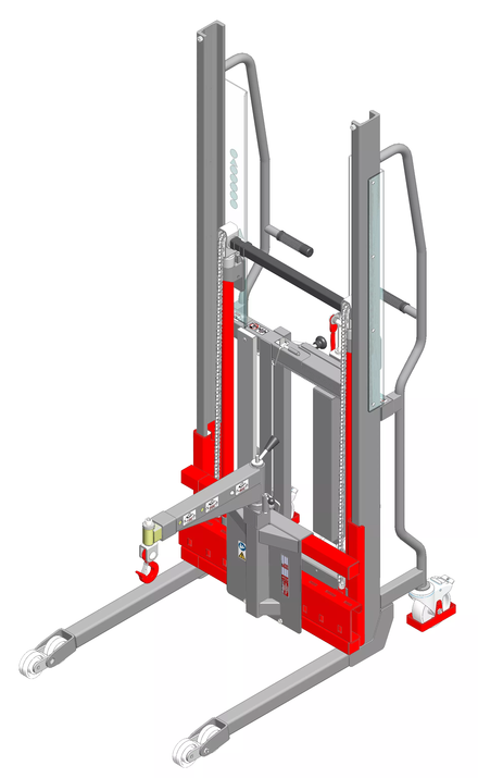 Gerbeur Lev à levée manuelle avec potence - 400 kg - FIMM - 855010518