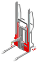 Gerbeur Lev à levée manuelle avec potence - 400 kg - FIMM - 855010519